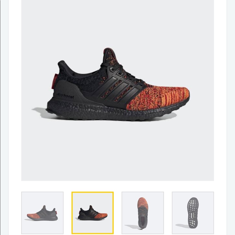 Adidas x Game of Thrones House of Targaryen shoes